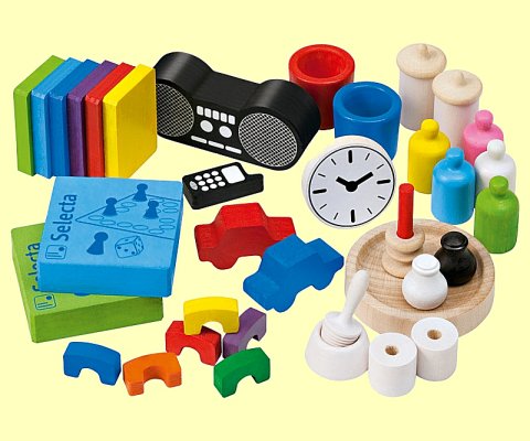 Puppenhaus Miniaturenset Haushalt Selecta 4208 - Normalbild