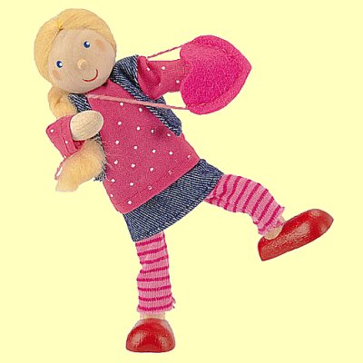 Biegepuppe M�dchen gro� blond K�the Kruse 65572 - Normalbild