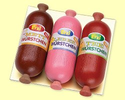 Kaufladen Streichw�rstchen 3 St. (Erzi 15045) - Normalbild