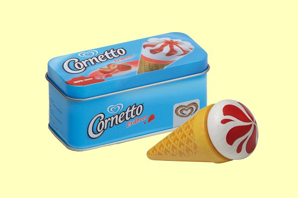 Kaufladen Eis Cornetto Erdbeer in Dose (Erzi 14005) - Normalbild