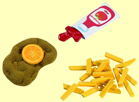 Kaufladen Biofino Wiener Schnitzel mit Pommes Haba 1474 - Normalbild
