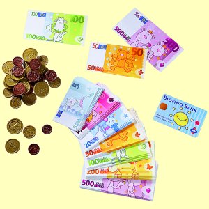 Kaufladen Biofino Spielgeld Haba 3815 - Normalbild