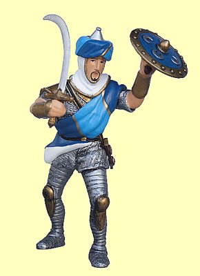 Orientalischer Ritter mit Helm Papo - Normalbild