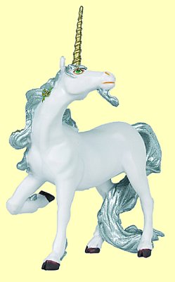 Einhorn silber Papo - Normalbild
