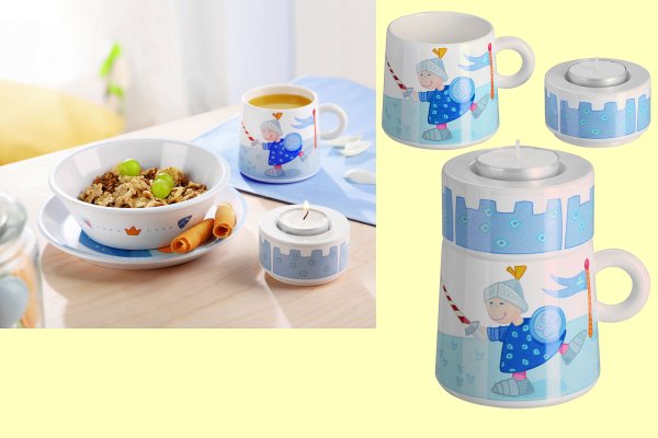 Melamin-Tasse Ritter Julius mit Deckel Haba 4013 - Normalbild