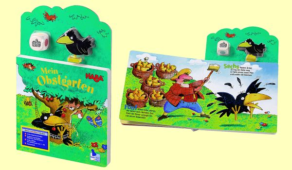 Mein Obstgarten Haba 5330 Buch und Spiel ab 2 1/2 Jahre - Normalbild