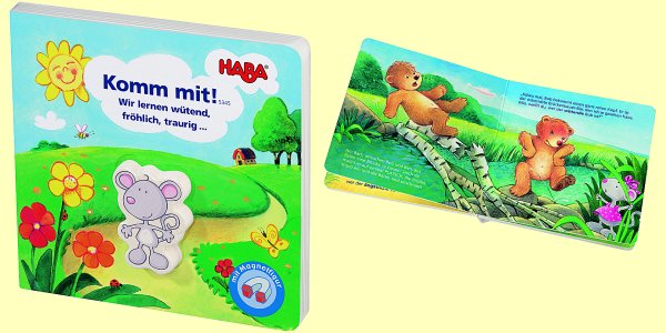 Magnetbuch Komm mit Wir lernen w�tend, fr�hlich traurig.. Haba 5345 Spiel + Buch  - Normalbild