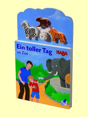 Ein toller Tag im Zoo Haba 5356 Spiel + Buch ab 3 Jahre - Normalbild