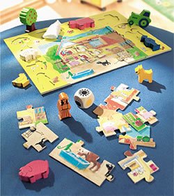 Bauernhof Haba 4264 Spiel + Puzzle ab 2 Jahre - Normalbild