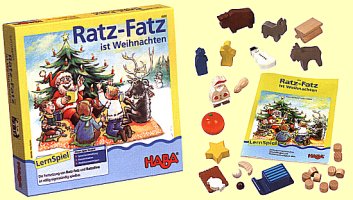 Ratz Fatz ist Weihnachten Haba 4591 ab 3 Jahre - Normalbild