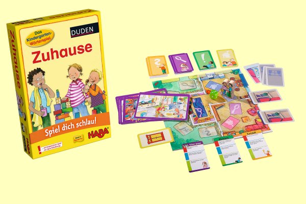 Duden Kindergarten-W�rterspiel Zuhause Haba 4137 ab 3 Jahre - Normalbild