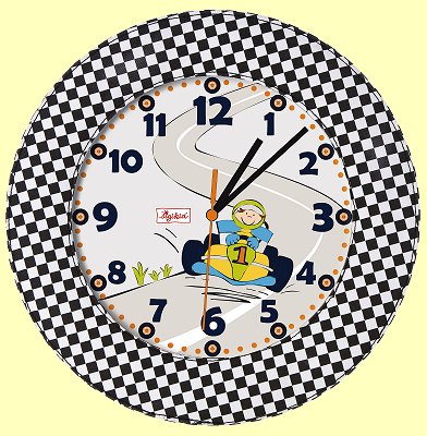Rob Racer Wanduhr Sigikid 23546 - Normalbild
