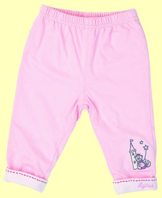 Baby Bear Girls rosa Hose gef�ttert Gr. 62 - Normalbild