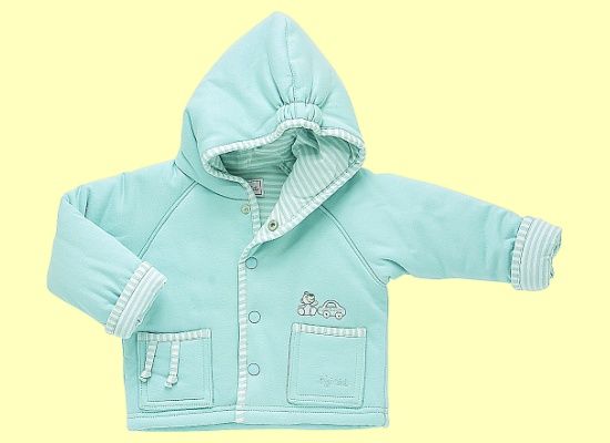 Little White Bear Jacke gef�ttert hellblau Gr. 68 (Sigikid) - Normalbild