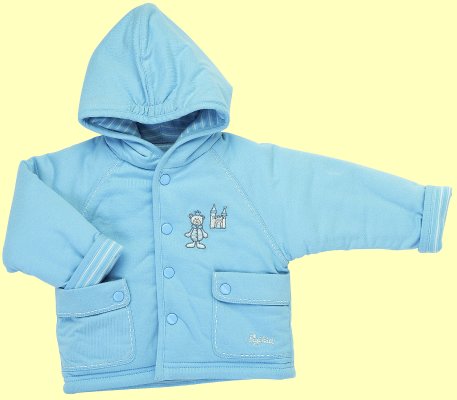Baby Bear Boy Kapuzenjacke wattiert Gr. 74 - Normalbild