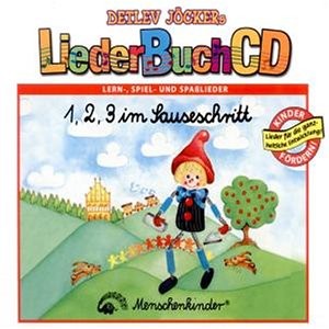 D.J�cker: LiederBuchCD 1, 2, 3 im Sauseschritt Buch+CD - Normalbild