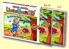D.J�cker: LiederBuchCD Ein kleiner K�fer geht spazieren Buch+CD - Normalbild