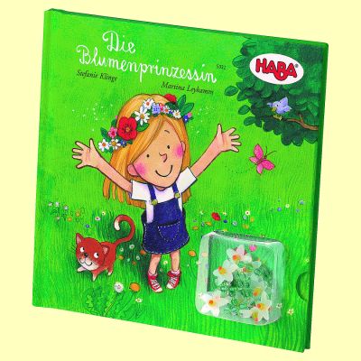 Die Blumenprinzessin Haba 5322 Buch mit Kette - Normalbild