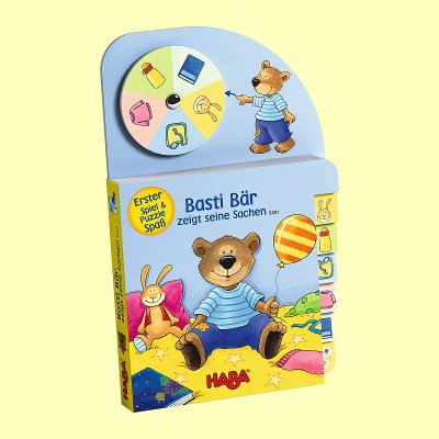 Puzzle-Buch Basti B�r zeigt seine Sachen Haba 5401 ab 1 1/2 Jahre  - Normalbild