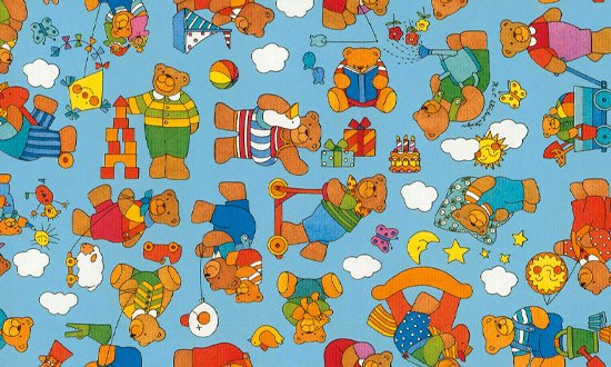 Geschenkpapier B�r - Normalbild