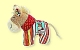 Jappy Jump Pferd mit Rassel (Sigikid 47936) 15cm