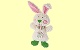 Natural Love Hase Blumenkohl Spielfigur (Sigikid 48757) 30cm