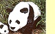 Panda stehend Pl�schtier K�sen 3210