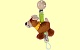 Kuller Buller Farm Schnullerkette Hund (Sigikid 49961) 19cm