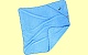Baby Wellness Boys Badetuch blau