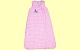 Baby Bear Girls rosa Schlafsack wattiert