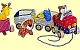 Safarizug 1Plus (Sigikid 49669) Spielen und Nachziehen 60cm
