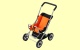 Puppenwagen Sitty orange Brio