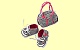 Puppenkleidung Turnschuhe mit Tasche 42cm + 46cm - 50cm