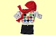 Puppenkleidung Stehpuppe 46cm - 50cm Strickpulli Rock M�tze Schal