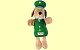 Figurentheater Handpuppe Polizist (Sigikid 49943) 30cm