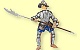 Conquistador Hellebarde blau Papo