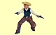 Cowboy mit zwei Pistolen Papo