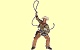 Cowboy mit Lasso Papo
