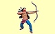 Indianer mit Pfeil und Bogen Papo
