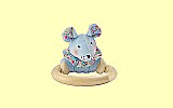 Greifling Max blau mit Holzring (K�the Kruse)