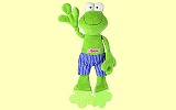 Beissring Frosch mit Rassel Sigikid 49212 21cm