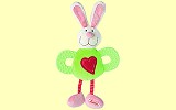 Beissring Hase mit Rassel Sigikid 49319 19cm