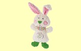 Natural Love Hase Blumenkohl mit Rassel Sigikid 48754 22cm