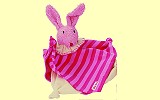 Schmusetuch Hase rosa/pink Organic K�the Kruse 89062
