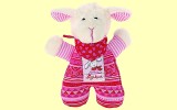Schnuggi Schaf mit Rassel Sigikid 48165 17cm