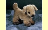 Hund Mini sandfarben Pl�schtier K�sen 4330