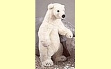 Eisb�r aufrecht Nanook Pl�schtier K�sen 3240