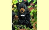 Schwarzb�r Bari Pl�schtier Mohair K�sen 4856