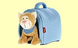 Katze mit Korb beige 21cm Sigikid 38178