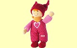 Babydolly P�ppchen rot klein Sigikid 49283